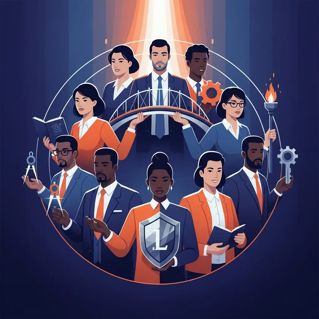 Orange number 1 shield in faith-based leadership article