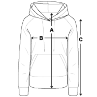 Premium hoodie with measurement guides from Bossing Up No Days Off, perfect for hustle culture