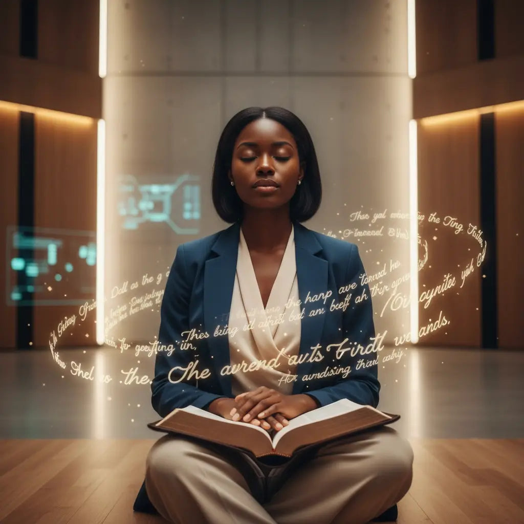 Christian leader in blue leather jacket overcoming burnout with discipline