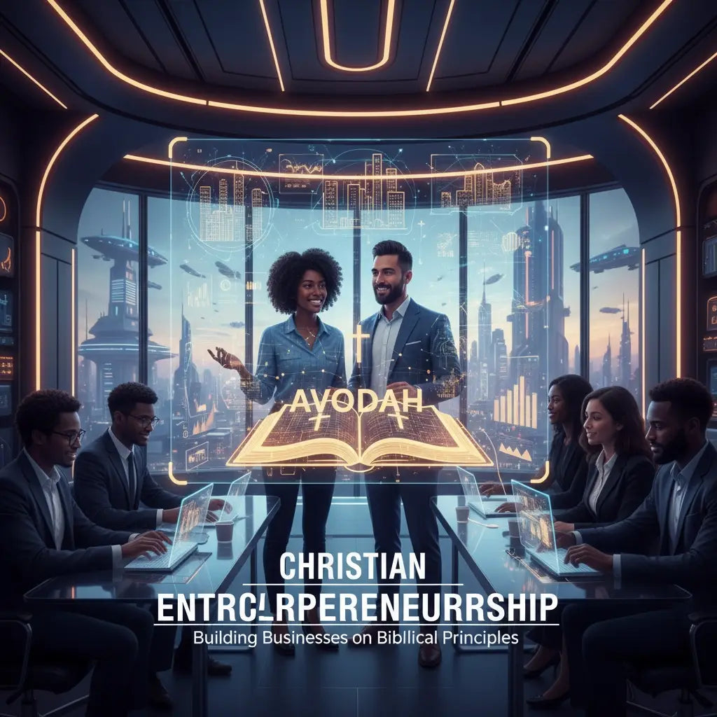 Leather-bound book with gold edges for Christian entrepreneurs biblical principles