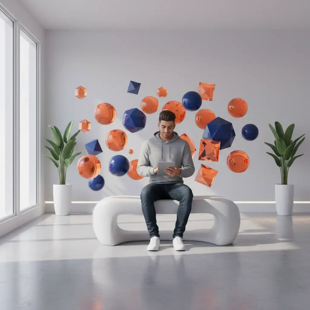 White minimalist bench in hustle culture clothing ambition article